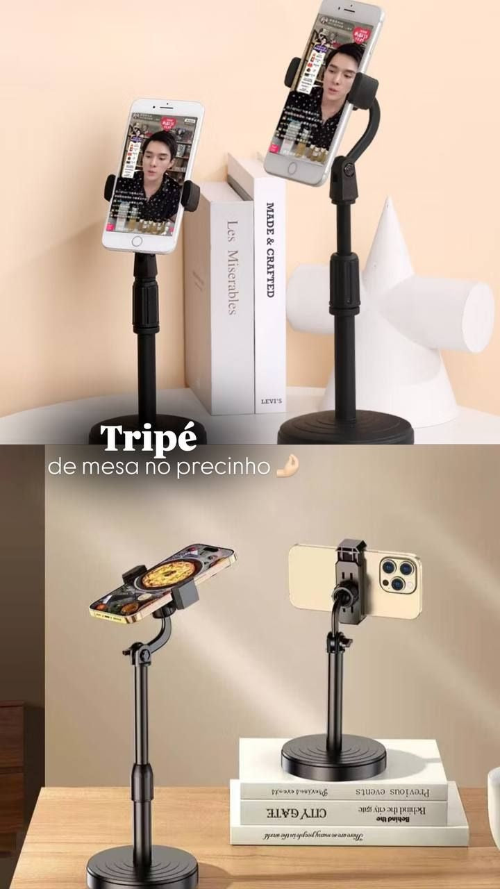 Mobile Phone Holder Stand – Adjustable & Universal Desk Stand (L8)