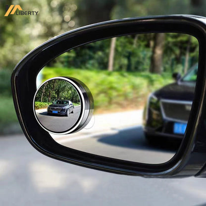 2pcs Round Blind Spot Mirrors – Wide-Angle Lens for Cars, SUVs & Trucks