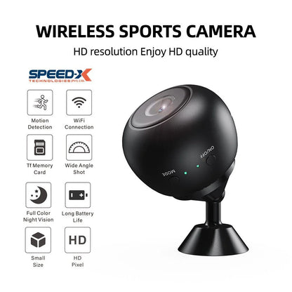 A10 WiFi Mini Camera – 1080p HD Wireless Sports Camera with Pix Link App