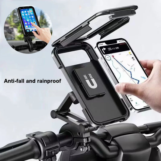 Waterproof Magnetic Bike & Bicycle Mobile Phone Holder – 360° Rotation