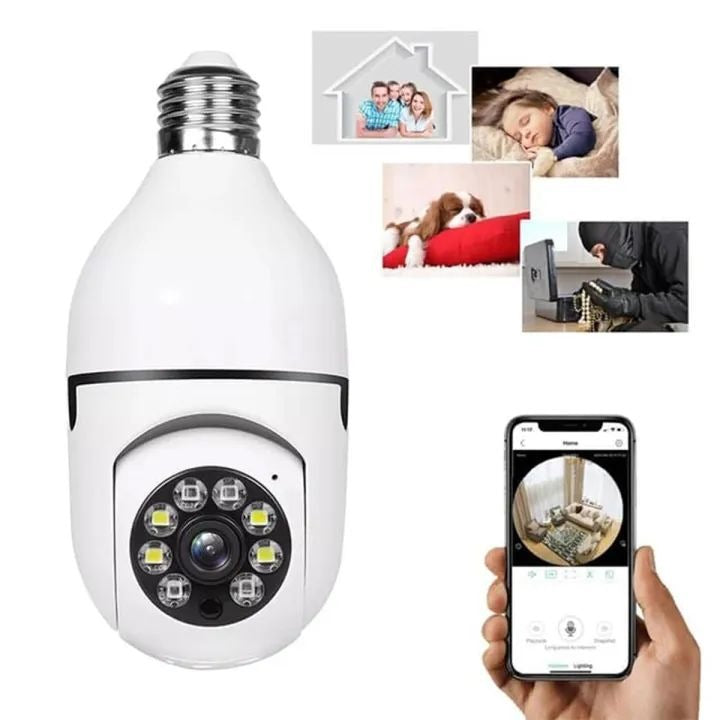 Smart Bulb Security Camera | 1080P Full HD WiFi CCTV
