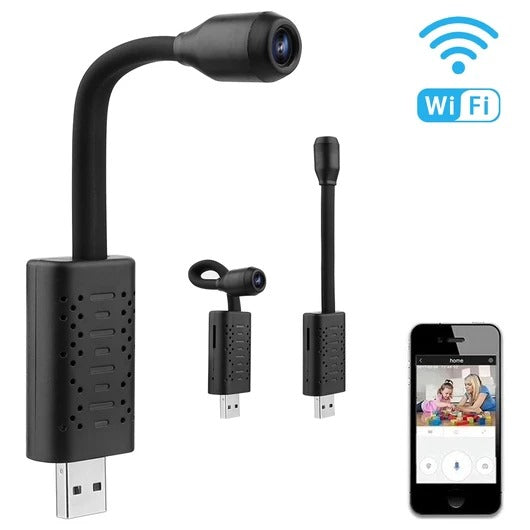 USB Goose Neck WiFi Camera – HD 1080p Smart Security