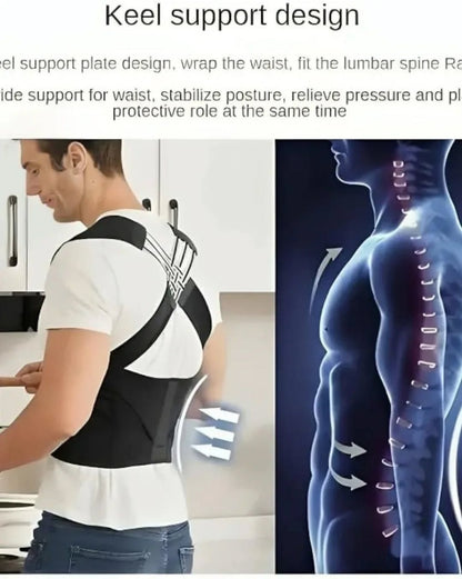 Hollow Webbing Posture Belt – Intelligent Back & Shoulder Support