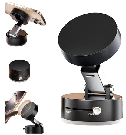 360° Magnetic Phone Holder – Strong Magnetic Suction Mount for Car, Desk & Tabletop Use