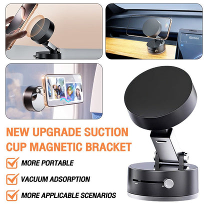360° Magnetic Phone Holder – Strong Magnetic Suction Mount for Car, Desk & Tabletop Use