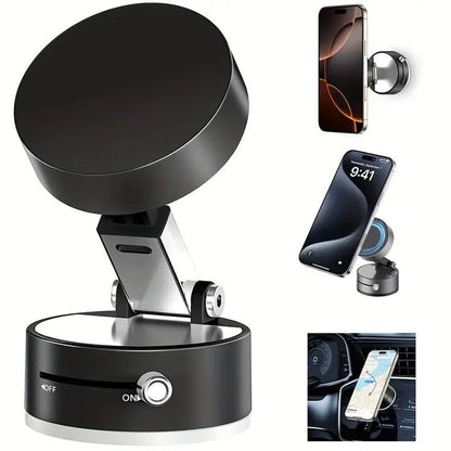 360° Magnetic Phone Holder – Strong Magnetic Suction Mount for Car, Desk & Tabletop Use