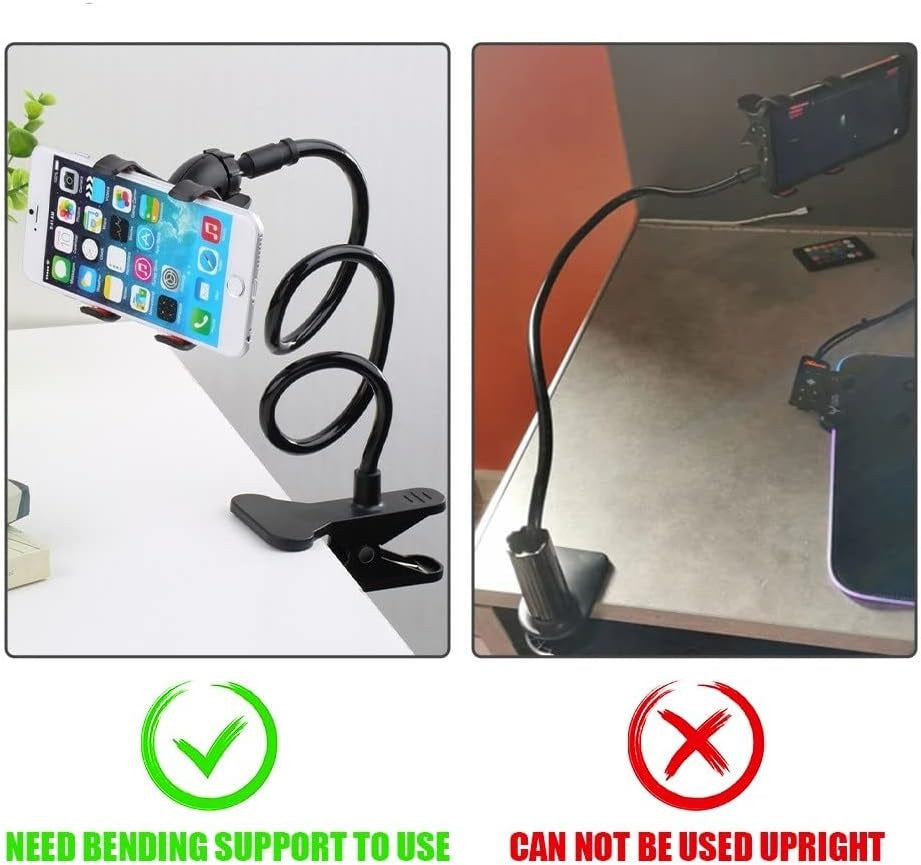 Mobile Phone Stand Holder – 360° Rotating Flexible Grip