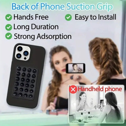 Mobile Bubble Grip | Silicone Suction Both Side Grip Holder – Hands-Free Phone Stand