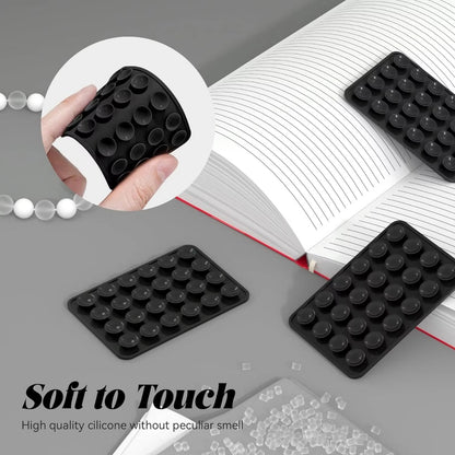 Mobile Bubble Grip | Silicone Suction Both Side Grip Holder – Hands-Free Phone Stand