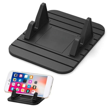 REMAX Fairy Universal Silicone Anti-Slip Mat Mobile Phone Holder for Cars (Black)