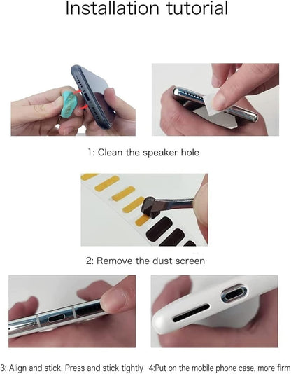 10 PCs Mobile Speaker Dustproof Net Stickers – Protect Your Phone Speaker from Dust