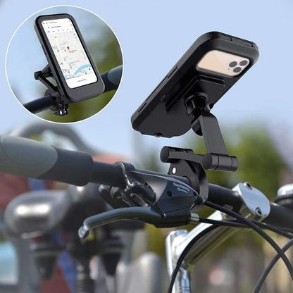 Waterproof Magnetic Bike & Bicycle Mobile Phone Holder – 360° Rotation