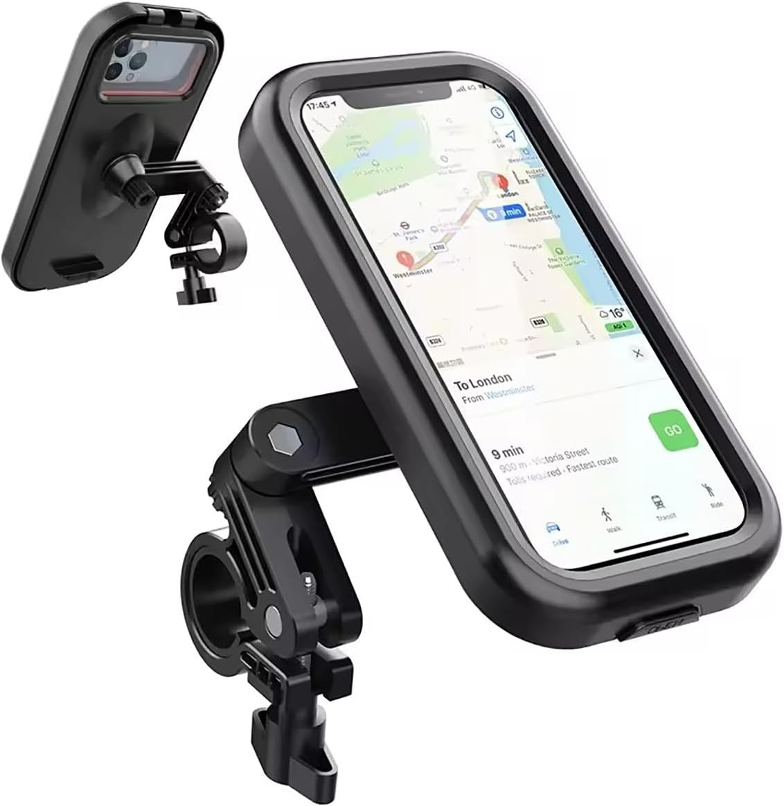 Waterproof Magnetic Bike & Bicycle Mobile Phone Holder – 360° Rotation