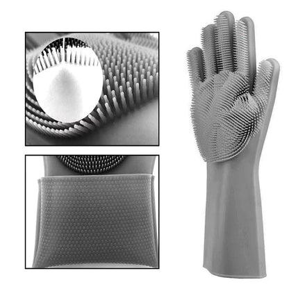 Silicone Washing Gloves – Waterproof, Heat Resistant & Multi-Purpose