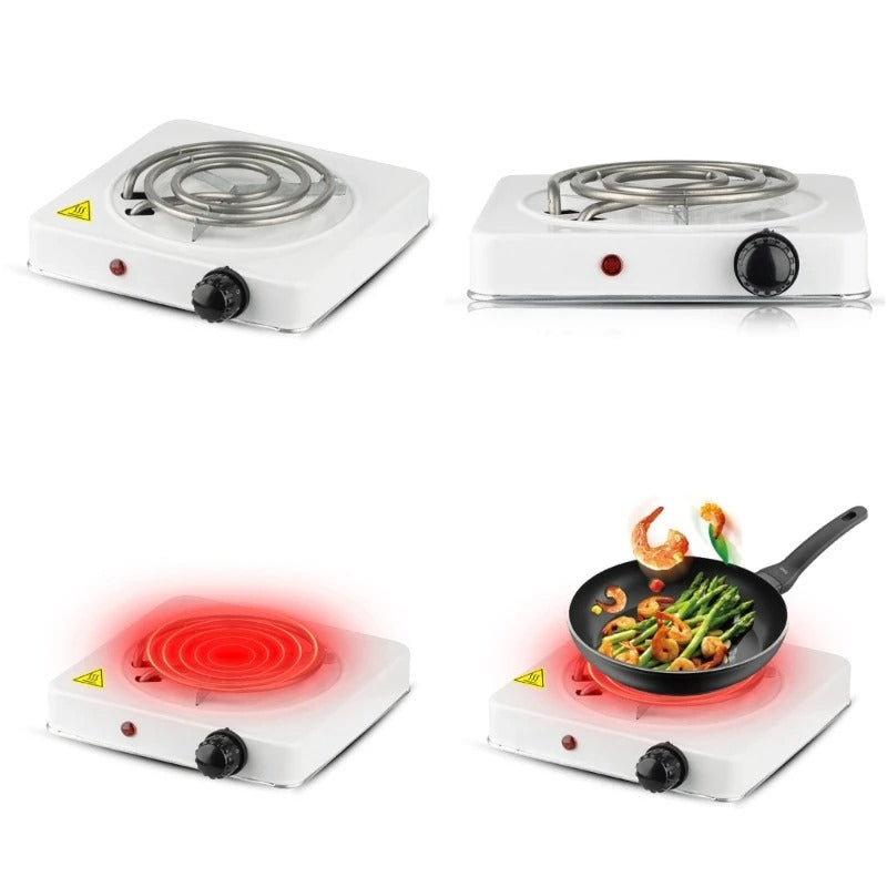 Electric Stove Hot Plate – Portable Single Coil Cooking Stove (1000W)