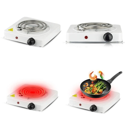 Electric Stove Hot Plate – Portable Single Coil Cooking Stove (1000W)