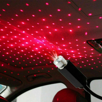LED Galaxy Star Light Car Roof – USB Rotating Starry Sky Night Light & Ceiling Decoration